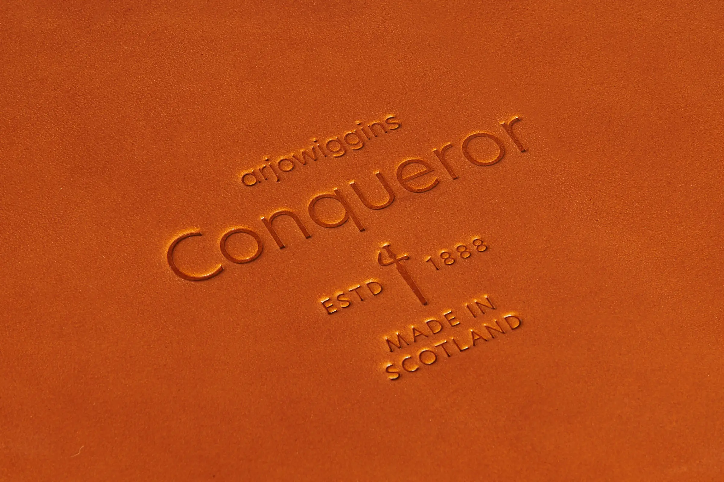 Conqueror : Crisp debossing