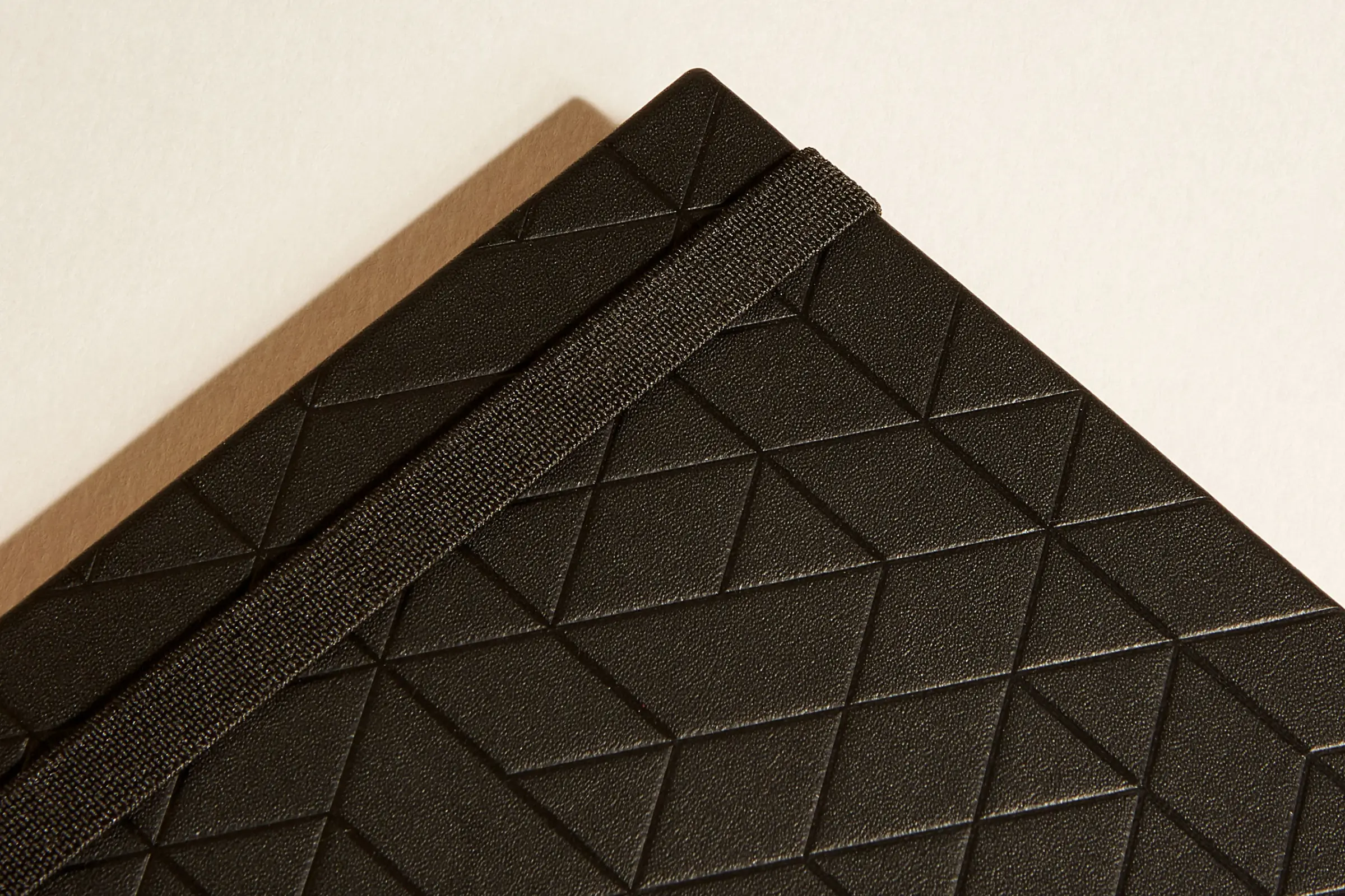 Westfield, debossed in geometric patterns